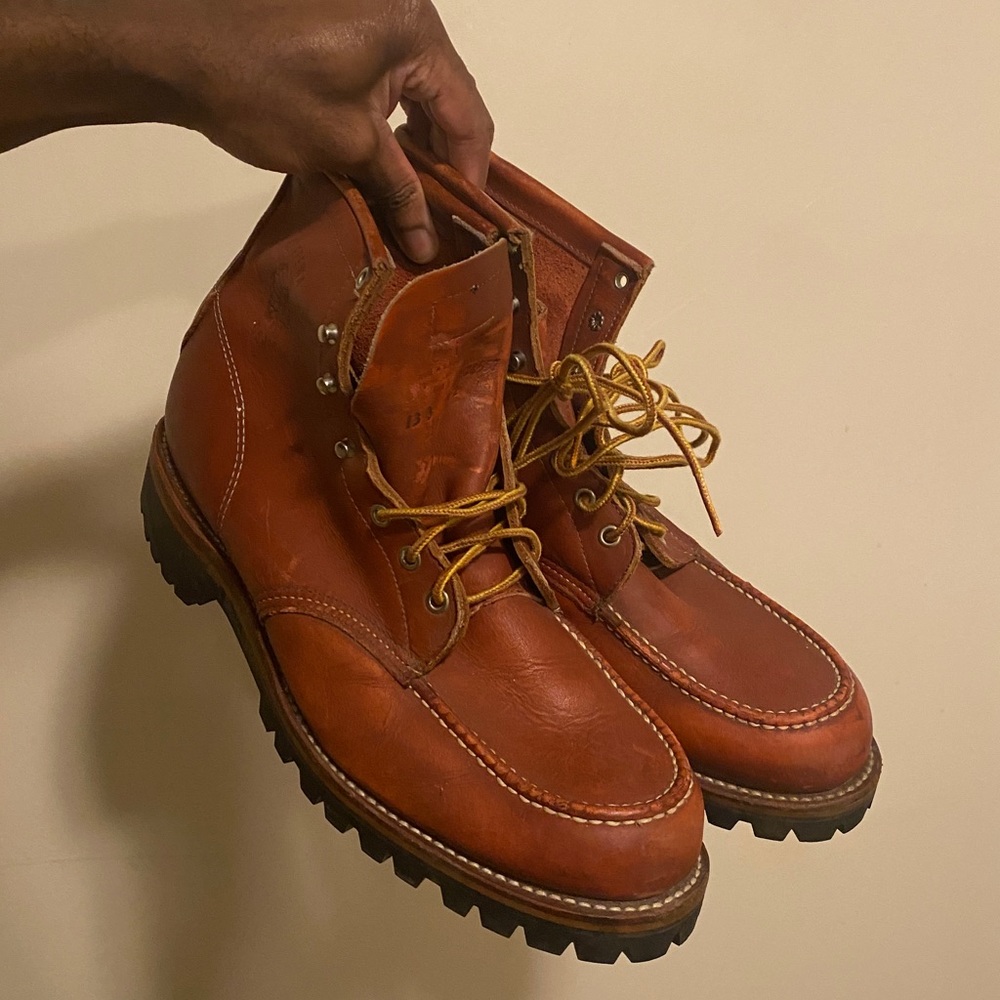 Men’s J Crew Chippewa Moc-Toe Boots